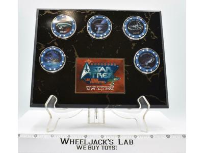 The Official Star Trek 2004 Las Vegas Commemorative Poker Chips Set of 5