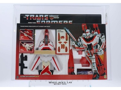 Jetfire AFA GRADED TAPE SEALED NO COLOR BREAK 85 85/90/90 G1 Transformers 1985