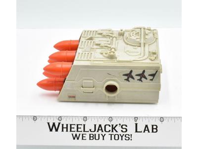 USS Flagg Aircraft Carrier Missile Box &amp; 6 Missiles 1985 GI Joe Vintage