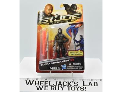 Cobra Commander Black Variant G.I. Joe Retaliation 2012 Hasbro NEW MOSC SEALED