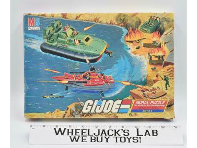 G.I. Joe Mural Puzzle Battle 4 1985 Hasbro Milton Bradley 221 Piece Puzzle