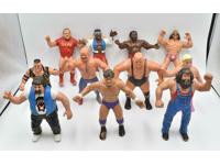 Lot of 11 1980's WWF LJN Titan Sports 8" Vintage Wrestling Action Figures