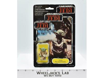 Yoda W/Brown Snake RESEALED 70 Back Tri Logo Star Wars ESB Kenner Action Figure