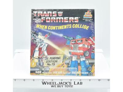 When Continents Collide SEALED NEW Book Storybook Kid Stuff Transformers G1