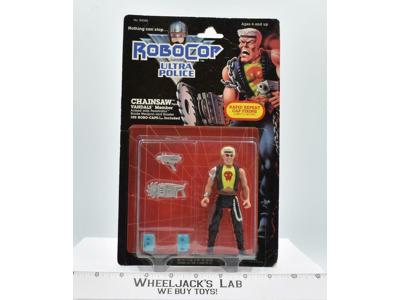 Chainsaw RoboCop Ultra Police MOSC 1988 Action Figure Kenner Vintage