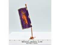 Eternia Flag Pole &amp; Clip 1986 MOTU He-Man Masters of the Universe