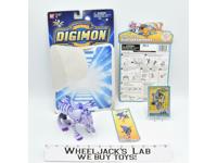 Digimon Digivolving Garurumon to WereGarurumon 1999 Digital Monsters Bandai