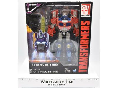 Diac &amp; Optimus Primes Voyager Generations TR Transformers Hasbro 2016 MISB
