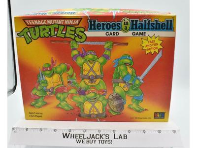 Heroes in a Halfshell Teenage Mutant Ninja Turtles 1990 Mirage Studios Card Game