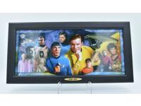 Star Trek Illuminating Stained-Glass Panorama #1 2010 Bradford Exchange NEW MIB