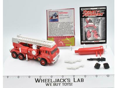 G2 Inferno 100% Complete 1992 Vintage Hasbro Transformers Action Figure