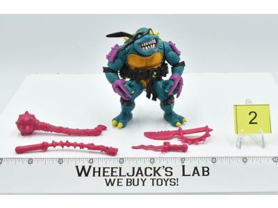 Slash #2 100% Complete Teenage Mutant Ninja Turtle TMNT 1990 Playmates Figure