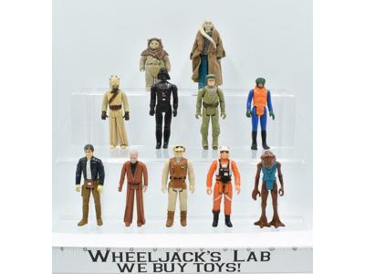 Lot of 11 Star Wars 1980's Kenner Vintage Action Figures