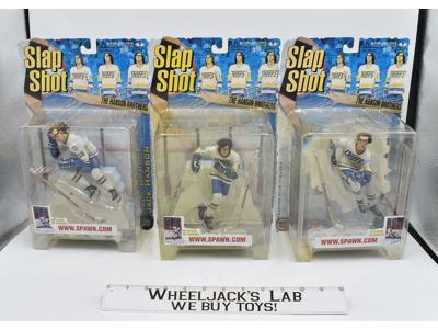 Lot of 3 Slap Shot The Hanson Brothers 1999 McFarlane Action Figures NEW MOSC