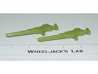 Headmaster Hardhead Guns Lasers Pair 1987 Vintage G1 Transformers Action Figure