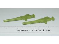 Headmaster Hardhead Guns Lasers Pair 1987 Vintage G1 Transformers Action Figure