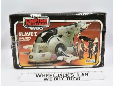 Boba Fett's Slave 1 100% Complete W/Box Star Wars ESB 1981 Palitoy Vehicle