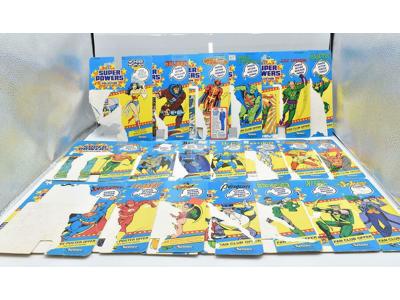 Super Powers Collection Lot of 20 Cardbacks Vintage Kenner 1984  Action Figures