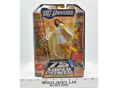 Mary Batson DC Universe NEW MISB 2009 Mattel Action Figure VARIANT WHITE SHAZAM