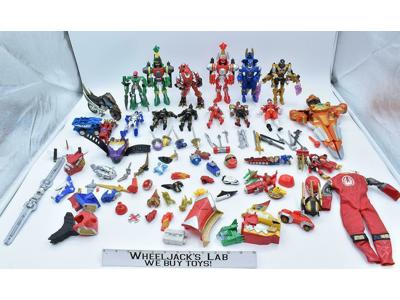 Lot of Power Rangers 2000's Bandai Action Figures and Accessories