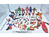 Lot of Power Rangers 2000's Bandai Action Figures and Accessories