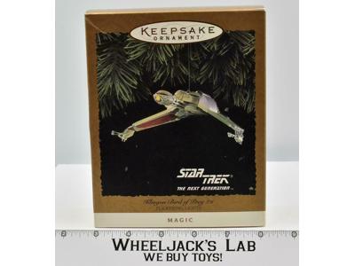 Klingon Bird Of Prey Star Trek MIB NEW MAGIC Keepsake Ornament 1994 Hallmark