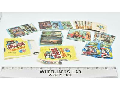 Dukes of Hazzard Bubble Gum Cards &amp; Stickers 1981 Vintage Warner Bros.