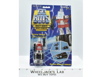 Screw Head Enemy Robot Drill MOSC NEW Gobots 1984 Tonka Action Figure