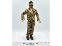 Action Man Flocked Brown Hair &amp; Beard GI Joe 1964 Hasbro 12" Action Figure