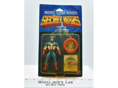 Captain America NEW MOSC Secret Wars 1984 Mattel Vintage Action Figure