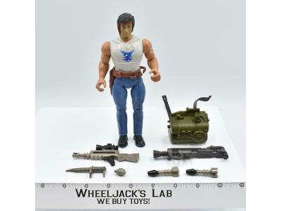 Fire Power John Rambo Sylvester Stallone Rambo 1986 Coleco Vintage Action Figure