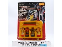 Deluxe Stamp Bots Set Transformers 1984 HG Toys Vintage NEW SEALED