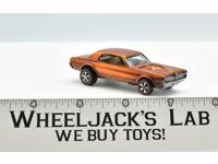 Custom Cougar Orange Restored 1968 Redline Hot Wheels Mattel Vintage RL