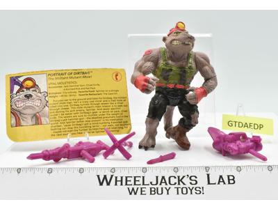 Dirtbag 100% Complete Teenage Mutant Ninja Turtles TMNT 1991 Playmates Figure