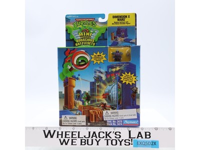 Dimension X Wars Battleset Mini Mutants TMNT 1994 Playmates Playset NEW SEALED