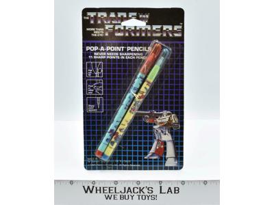 Megatron Pop-A-Point Pencil NEW MOSC Transformers G1 Vintage Hasbro Spindex 1985