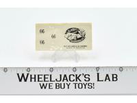 Hot Wheels Redline Chaparral 2G Rose Stickers 1968 Mattel Vintage