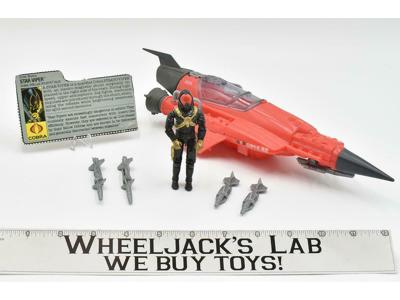 Stellar Stiletto 100% Complete 1988 GI Joe Cobra ARAH Hasbro Vehicle