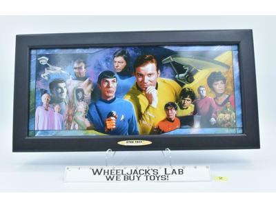 Star Trek Illuminating Stained-Glass Panorama #2 2010 Bradford Exchange NEW MIB