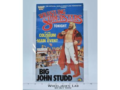 Big John Studd Original Poster 1985 WWF LJN Wrestling Vintage