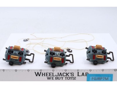 Lot of 3 Rope Crosser Motorized Action Packs G.I. Joe Hasbro 1987 Vintage Figure