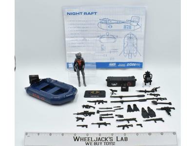 Night Raft With Cobra Eel 100% Complete 2014 G.I. Joe Action Figure Vehicle