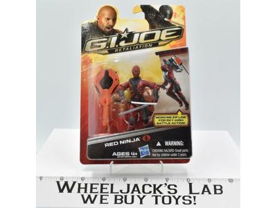 Red Ninja G.I. Joe Retaliation 2012 Hasbro NEW MOSC SEALED