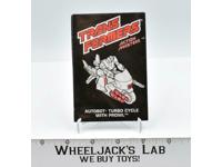 Turbo Cycle w/Prowl  Instruction Manual Booklet 1989 G1 Transformers