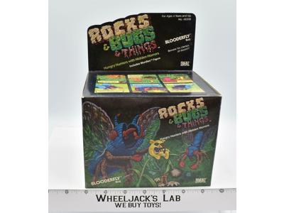 Blooderfly Rocks &amp; Bugs &amp; Things 1985 Ideal Vintage Action Figure W/Box