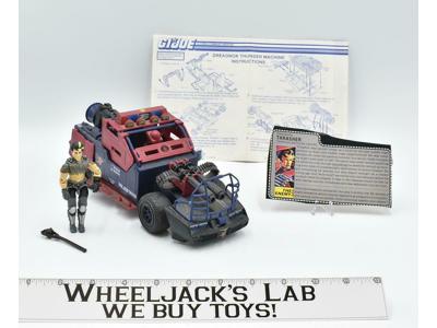 Thunder Machine &amp; Thrasher 1986 G.I. Joe Hasbro Vehicle Vintage Action Figure