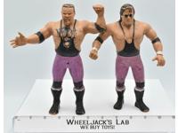 Jim Neidhart &amp; Bret Hart 1987 Hart Foundation WWF LJN Titan Sports 8" Vintage