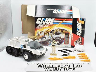 Snow Cat Vehicle 100% Complete W/Box GI Joe 1985 Action Figure Vintage