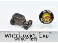 Classic '32 Ford Vicky Brown With Button 1969 Hot Wheels Mattel Vintage Redline
