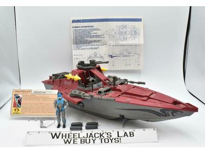 Moray Hydrofoil &amp; Lampreys G.I. Joe Cobra 1985 Vintage Action Figure Hasbro